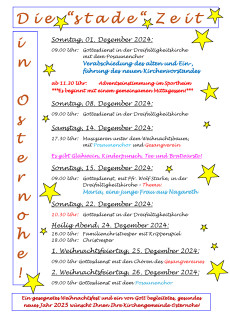 Flyer Advent und Weihnachten in Osternohe 