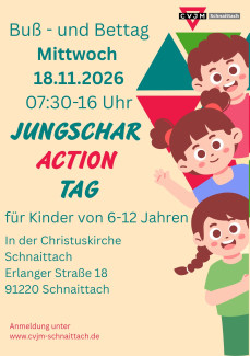Flyer Jungschar Action Tag