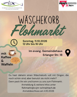 Flyer zum Flohmarkt am 11.10.2026