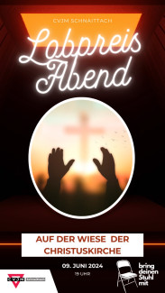 Flyer des Lobpreisabends