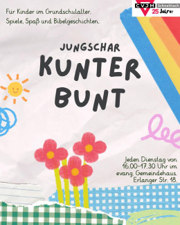 Flyer Jungschar Kunterbunt